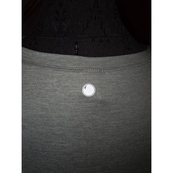 Yogalicious Womens Light Gray Long Sleeve Top 2X 5 - Picture 3 of 6